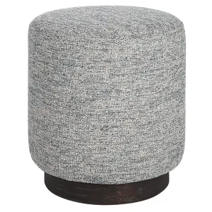 Uttermost Avila Tweed Round Ottoman