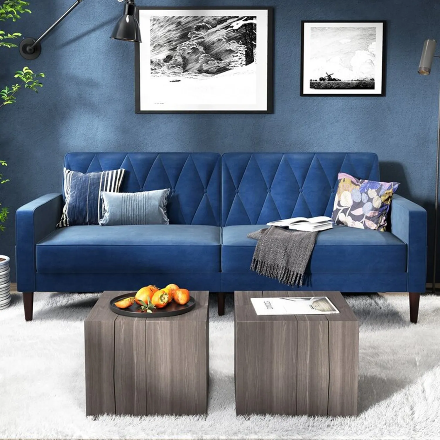 Zify 3 Seater Fabric Sofa