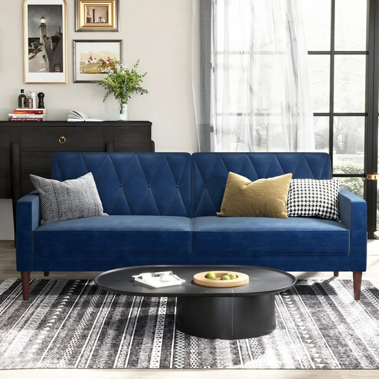 Zify 3 Seater Fabric Sofa